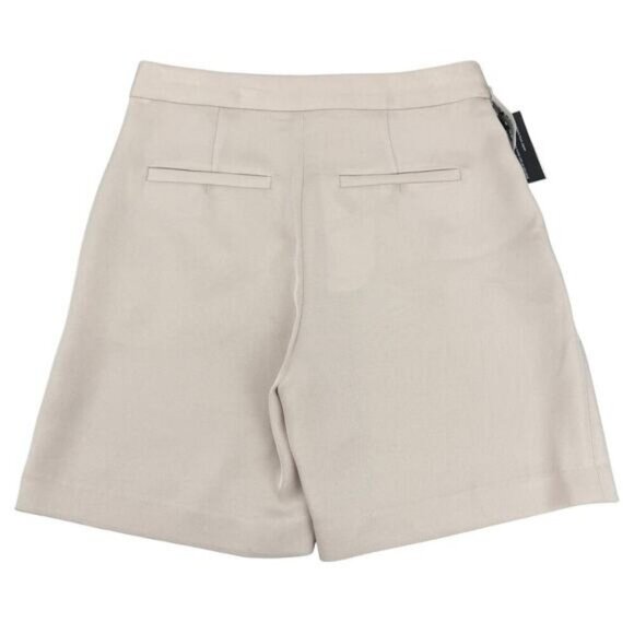 Aritzia Babaton Borna Longline Pleated Shorts In Denude Size 2 - Picture 6 of 6